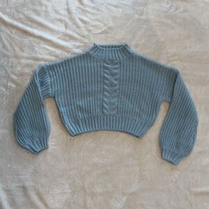 NWOT Princess Polly Cropped Mock Neck Sweater